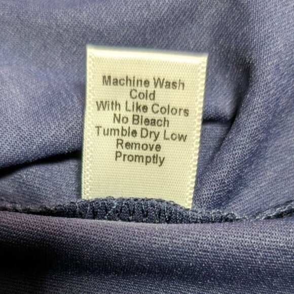 Judy P Tank Top NWT Womens Size Medium Blue Made in the USA - Picture 6 of 6